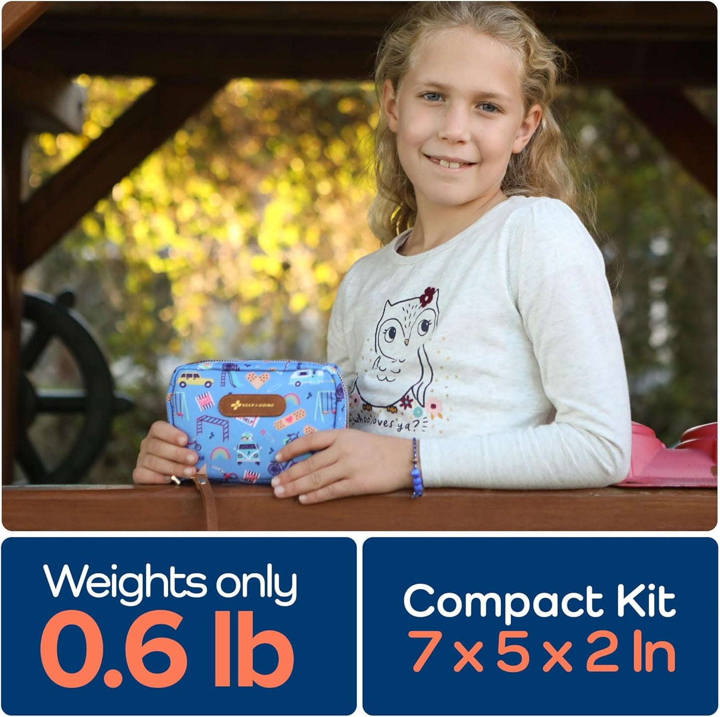 130-Piece Portable Family First Aid Kit - Compact & Organized Emergency Gear