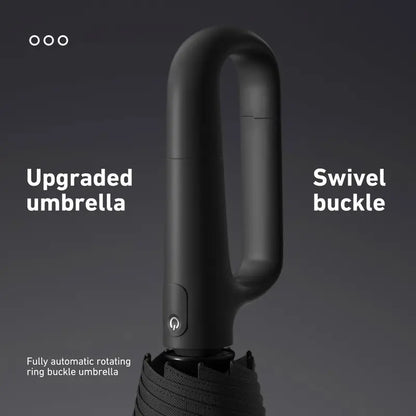 The Ultimate Drip-Free Inverted Umbrella with Carabiner Handle