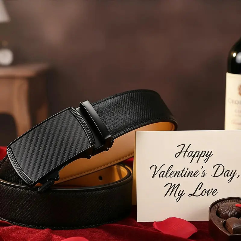 Mens Belt - Achieve the Perfect Fit Without a Single Hole for Men's Wear Gift