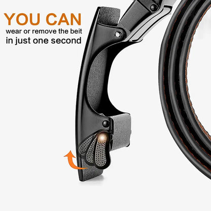 Mens Belt - Achieve the Perfect Fit Without a Single Hole for Men's Wear Gift
