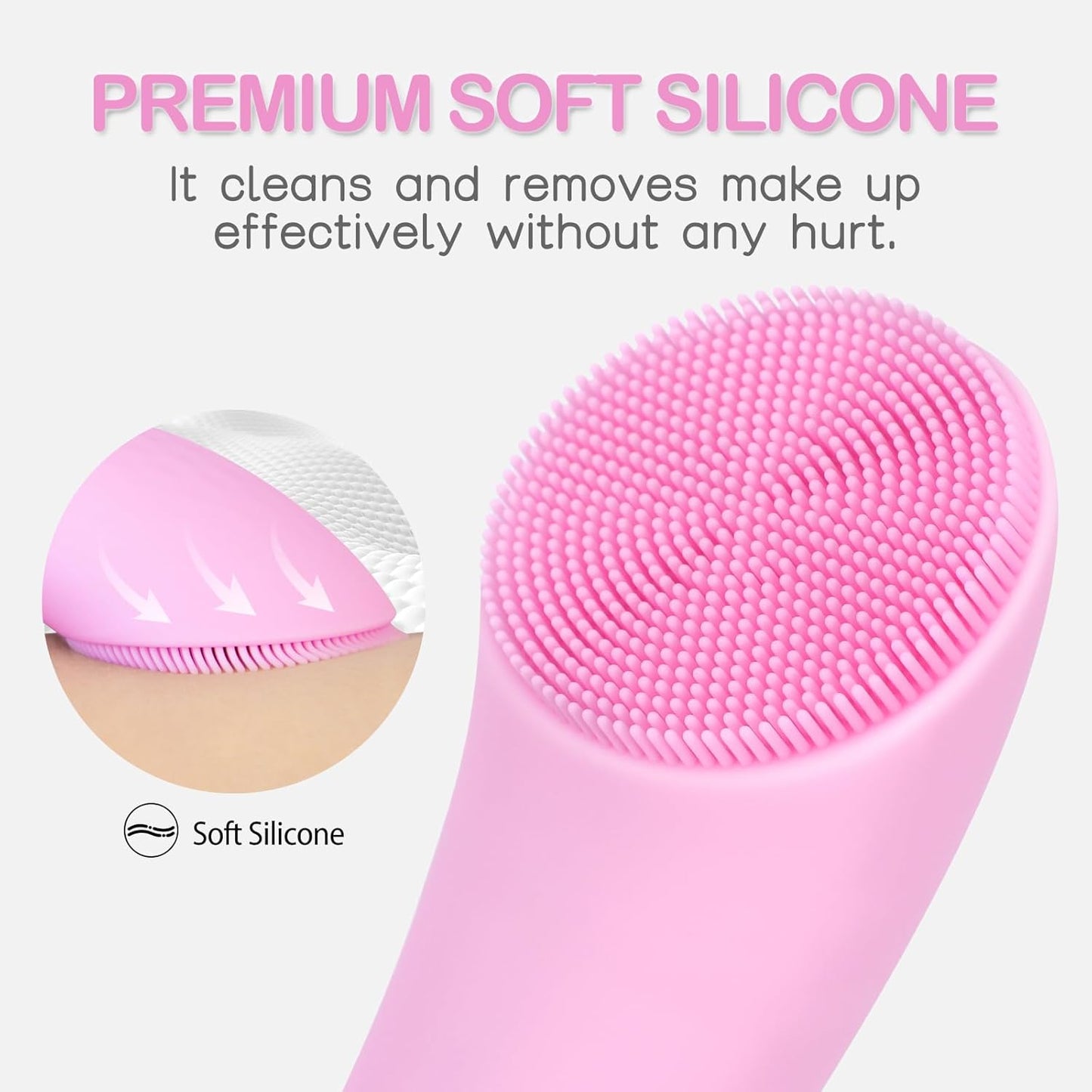4-in-1 Sonic Facial Cleansing Brush – Heatable Silicone Scrubber for Deep Pore Detox & Massage