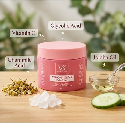 Natural Sugar Glow Skin Brightening & Smoothing Exfoliator
