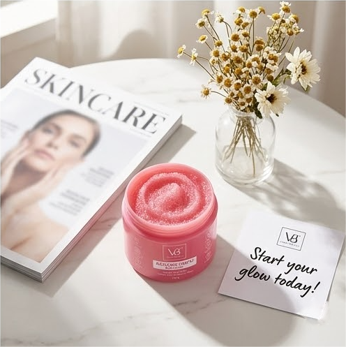 Natural Sugar Glow Skin Brightening & Smoothing Exfoliator