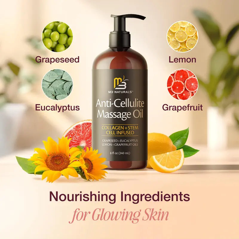 Collagen & Stem Cell Firming Body Oil – Smooth Cellulite & Tighten Skin Naturally