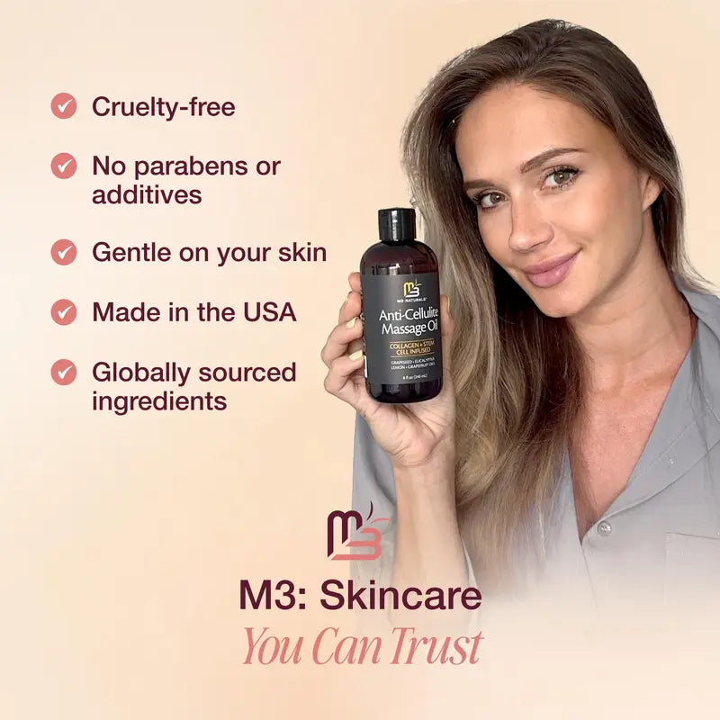 Collagen & Stem Cell Firming Body Oil – Smooth Cellulite & Tighten Skin Naturally