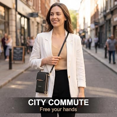 Touchscreen Crossbody Phone Bag – Instant Touch Access & All-in-One Compact Storage
