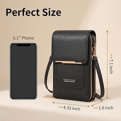 Touchscreen Crossbody Phone Bag – Instant Touch Access & All-in-One Compact Storage
