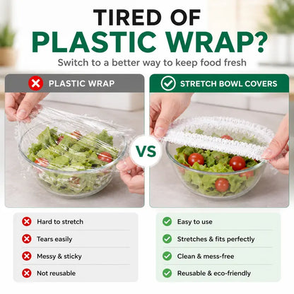Instant Elastic Stretch Food Covers for Fresh Storage | Buy one, get two free