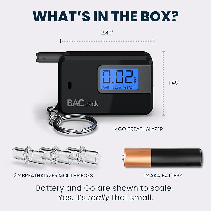 Ultra-Portable Personal Alcohol Tester | Instant & Precise BAC Tracking