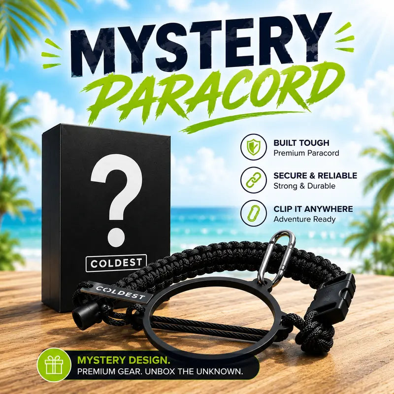 Paracord Bottle Handle With Secure Carabiner