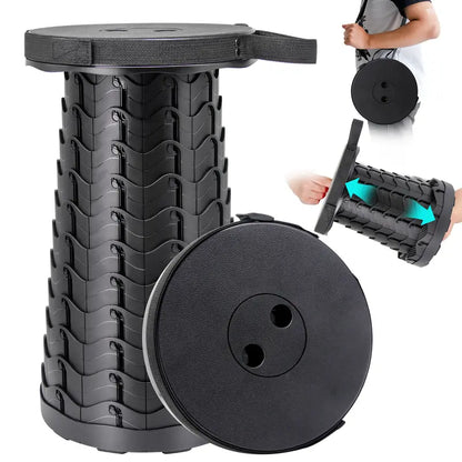 Ultra-Portable Retractable Telescopic Stool
