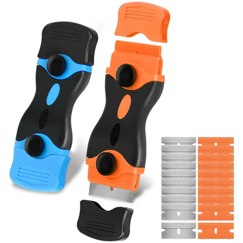 2-in-1 Dual-End Razor Blade Scraper Tool