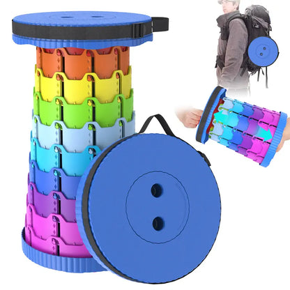 Ultra-Portable Retractable Telescopic Stool