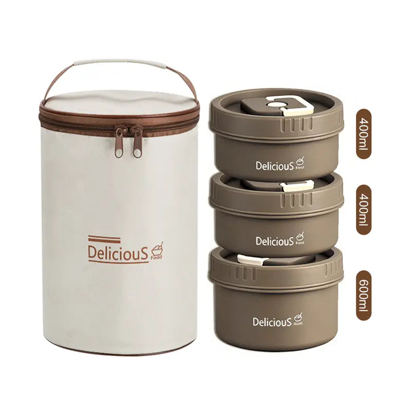 304 Stainless Steel Bento Box & Thermal Bag Set
