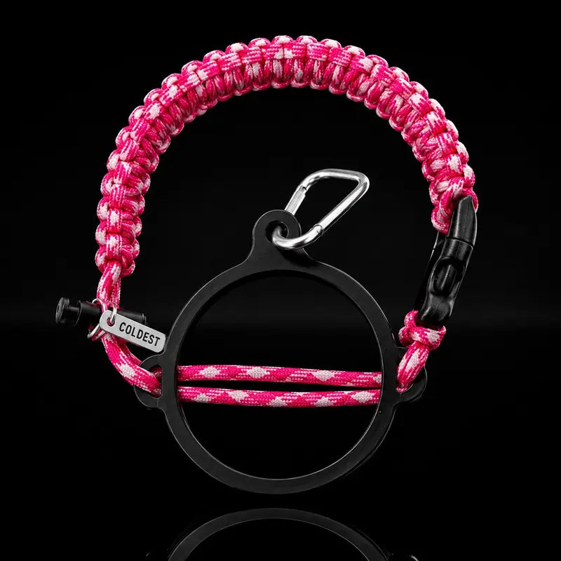 Paracord Bottle Handle With Secure Carabiner