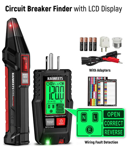 Locate Circuit Breakers With LCD Precision