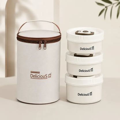 304 Stainless Steel Bento Box & Thermal Bag Set