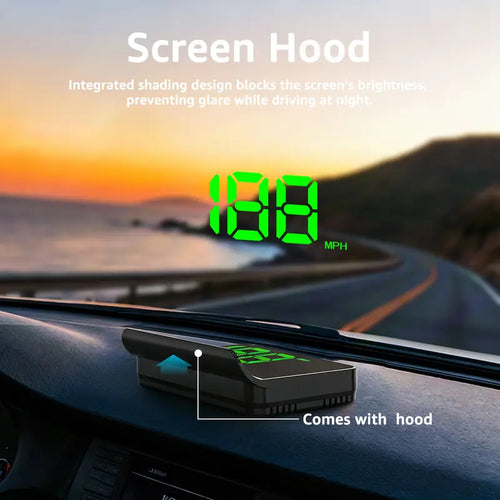 Universal Universal GPS HUD Speedometer With HD Green Screen