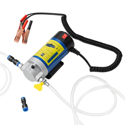 12V Portable Electric Oil Extractor Pump – Fast DIY Fluid & Oil Change Tool for Cars and Mowers