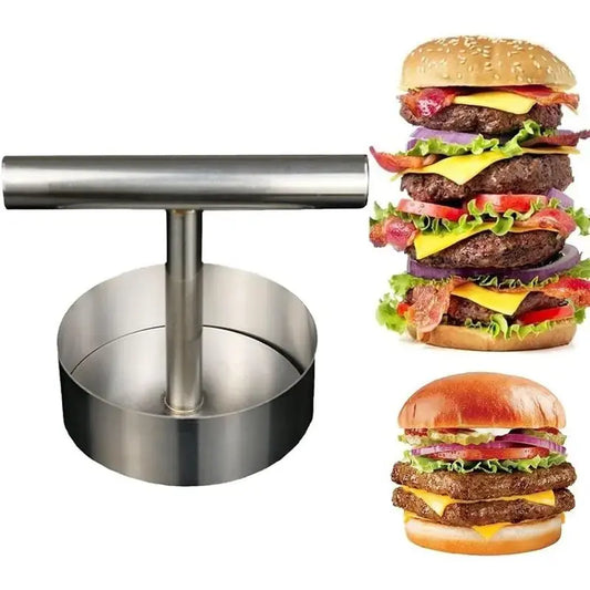 Craft Perfect Round Burger Patties Effortlessly in Seconds