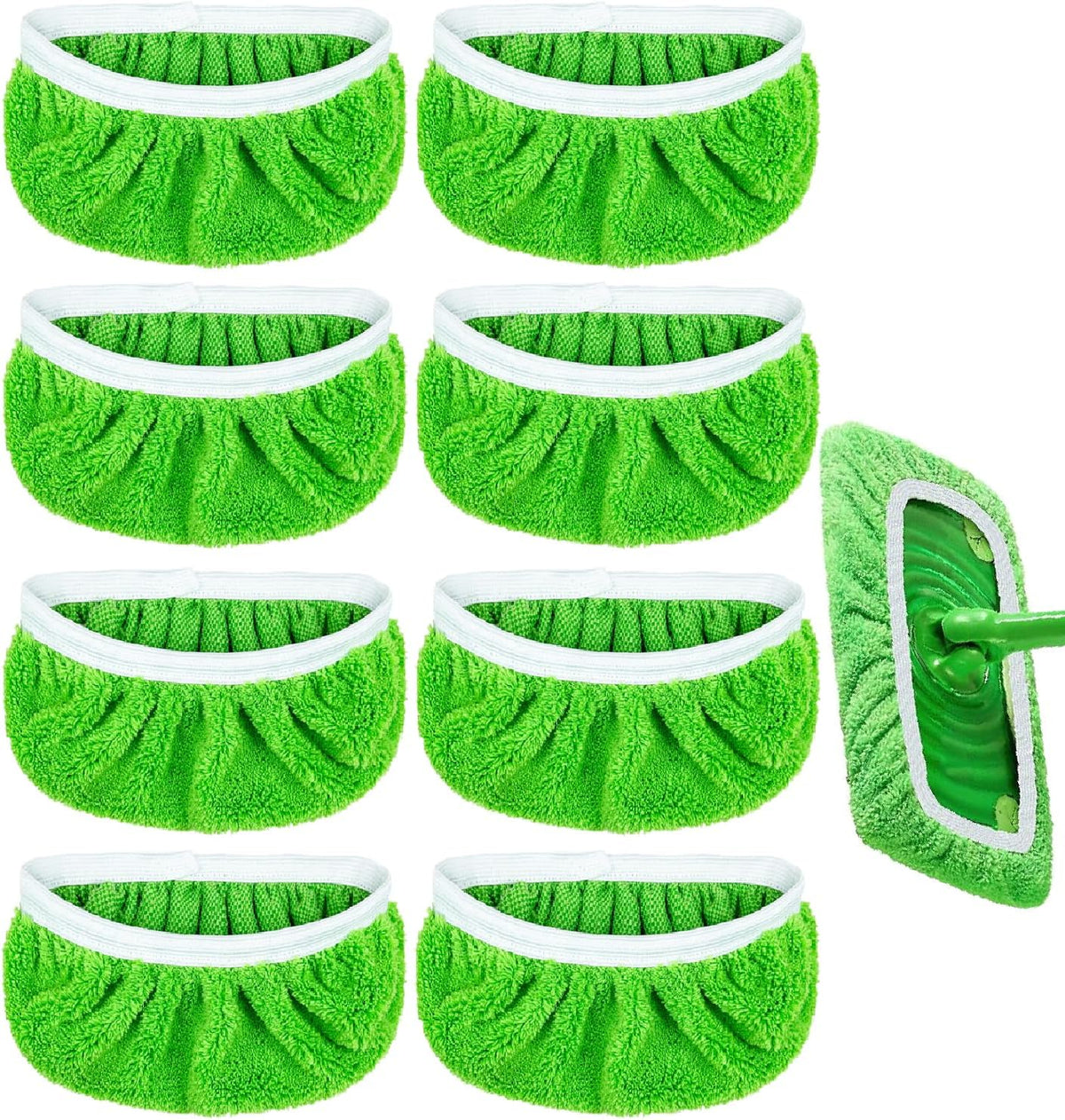 Ultra-Absorbent Reusable Microfiber Mop Pads For Deep Cleaning