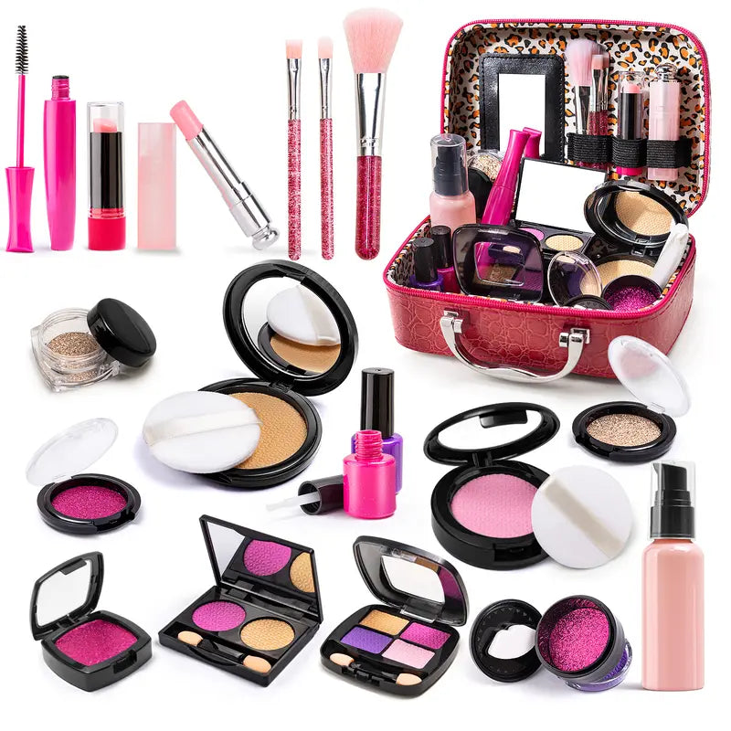 Ultimate Mess-Free Pretend Makeup Kit for Little Princesses