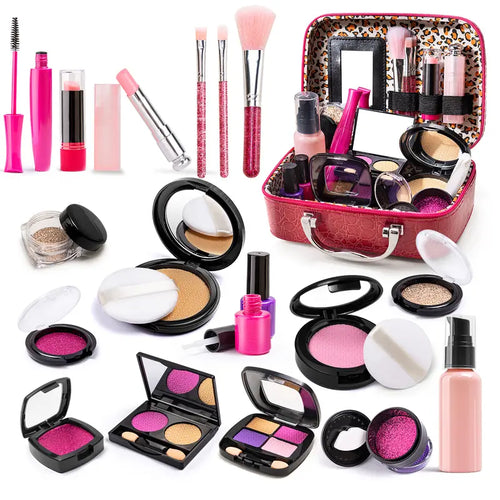 Ultimate Mess-Free Pretend Makeup Kit for Little Princesses