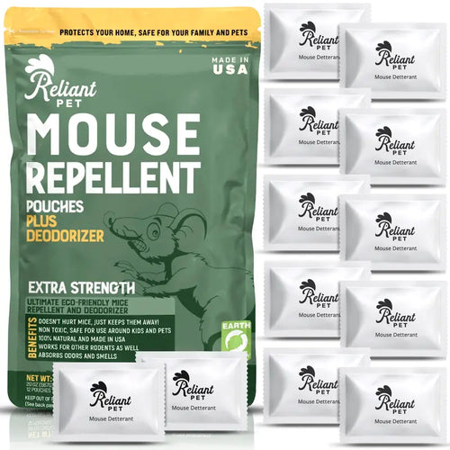 Natural Peppermint Mouse Repellent & Rodent Deterrent Pouches