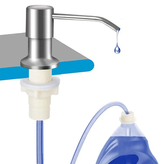 Never Refill Soap Again: Kitchen Sink Soap Dispenser Kit with Extension Tube