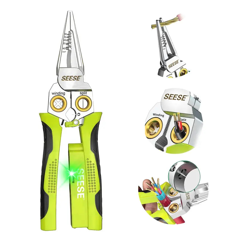 All-in-One 8-in-1 Professional Wire Stripper & Voltage Tester