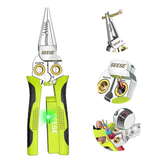 All-in-One 8-in-1 Professional Wire Stripper & Voltage Tester