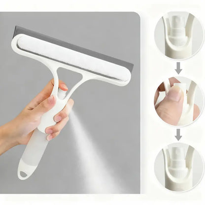 All-in-One Spray Window Squeegee & Glass Cleaner Tool