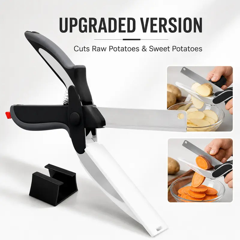 Heavy-Duty 2-in-1 Kitchen Scissors & Chopper