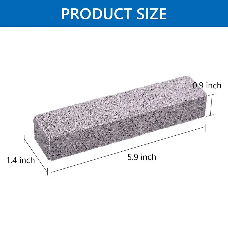 High-Density Pumice Stone Cleaning Block for Tough Stains & Scale