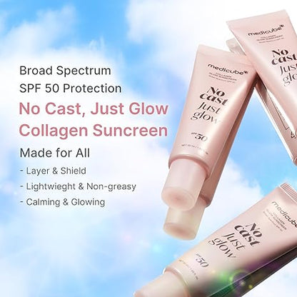 Glow While You Guard: Collagen-Infused SPF 50+ Invisible Sunscreen