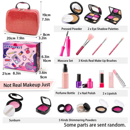 Ultimate Mess-Free Pretend Makeup Kit for Little Princesses