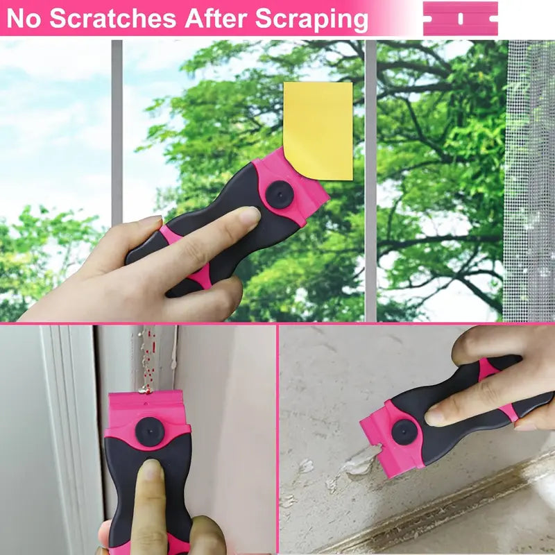 2-in-1 Dual-End Razor Blade Scraper Tool
