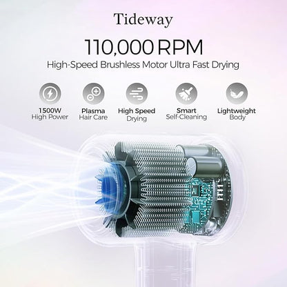 Ultimate High-Speed Plasma Ionic Hair Dryer for Salon-Quality Gloss