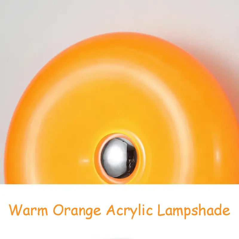 Cozy Orange Donut Cordless Rechargeable Mood Lamp