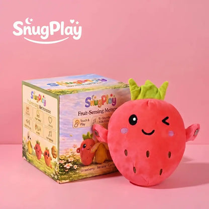 3-Piece Fruit & Vegetable Interactive Musical Sensory Plush Toy Set