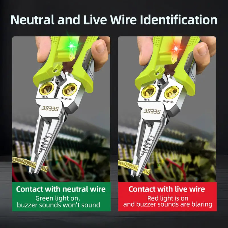 All-in-One 8-in-1 Professional Wire Stripper & Voltage Tester