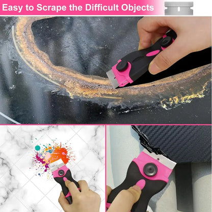 2-in-1 Dual-End Razor Blade Scraper Tool