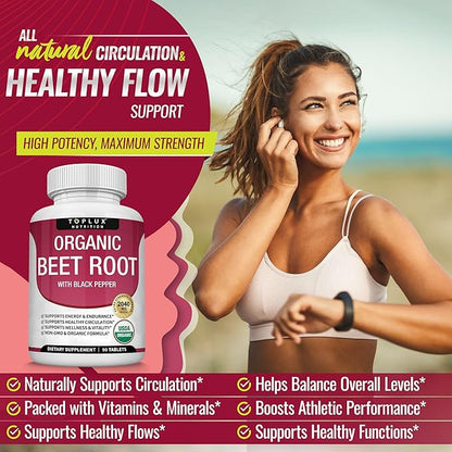Supercharge Your Performance with 2040mg Pure Organic Beetroot