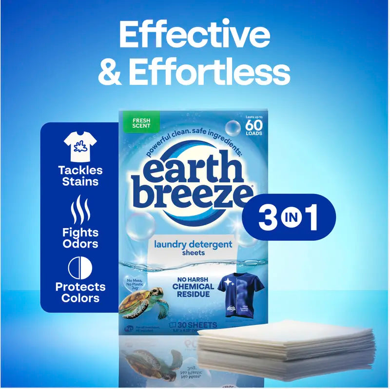 Eco-Friendly Sheet Detergent - Zero-Waste Powerful Clean