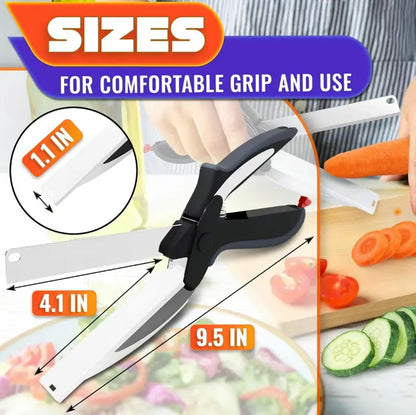 Heavy-Duty 2-in-1 Kitchen Scissors & Chopper