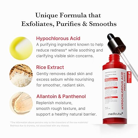 2-Step Hypochlorous Acid & Rice Enzyme Peel Shot