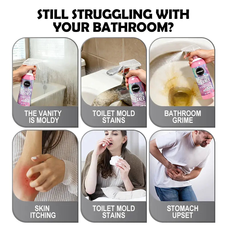 Instant Bathroom Cleaner - Erase Grime Without Harsh Odors