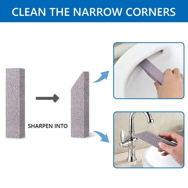 High-Density Pumice Stone Cleaning Block for Tough Stains & Scale