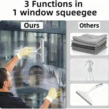 All-in-One Spray Window Squeegee & Glass Cleaner Tool