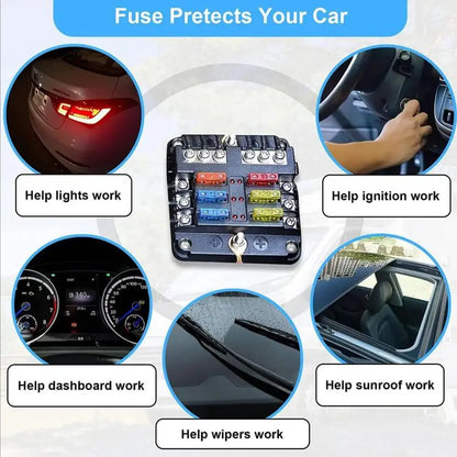 300Pcs Universal Car Fuse Kit – Complete Emergency Protection for Auto, Truck & RV